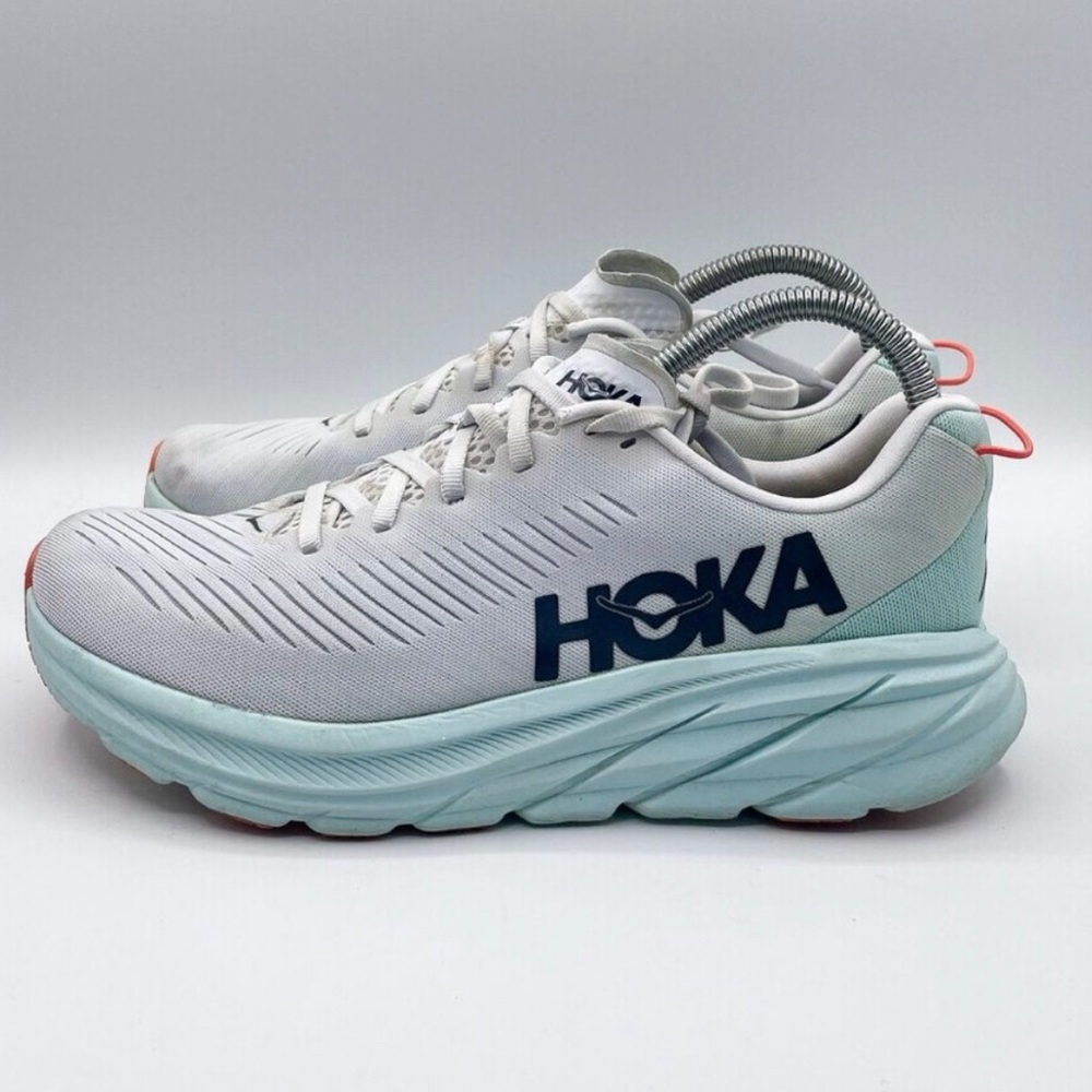 HOKA Women's Rincon 3 Running shoes White-blue size 8.5